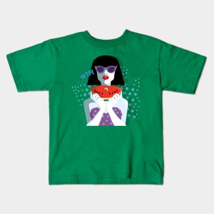 Pop Art Girl Kids T-Shirt